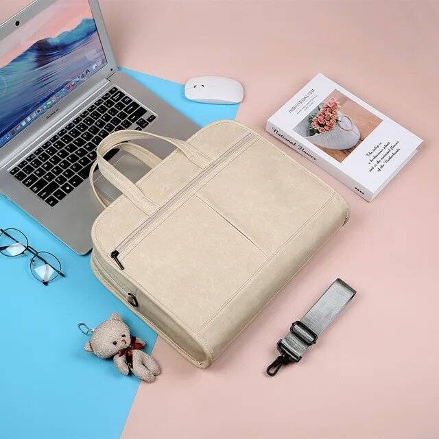 1060 Laptop Bag 15" - Beige