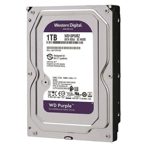 1TB WD Purple Surveillance Hard Drive (Internal HDD) - Byte Store