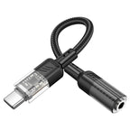Hoco LS37 USB-C to 3.5mm Digital Audio Converter 15cm - Byte Store