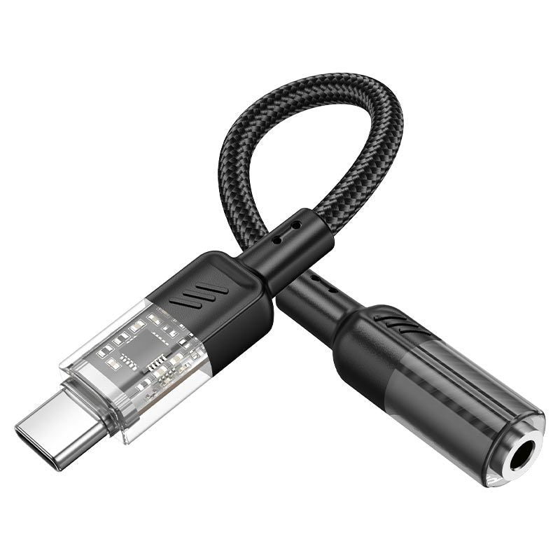 Hoco LS37 USB-C to 3.5mm Digital Audio Converter 15cm - Byte Store