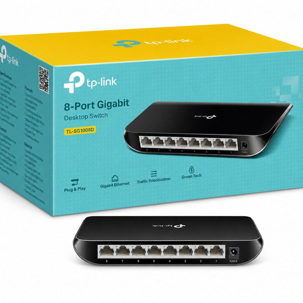 TP-Link LS1008G 8-Port Gigabit Desktop Switch - Byte Store