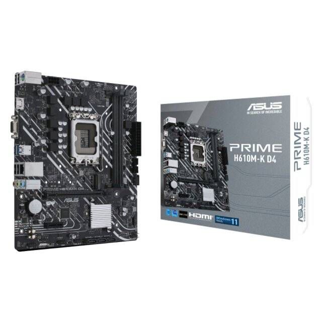 Asus PRIME H610M-K D4 Motherboard - Byte Store