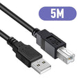 USB-A to USB-B Printer Cable 5m - Byte Store