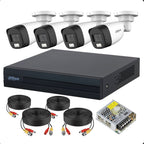 Dahua 5MP 4-Camera Smart Dual Light Bullet Kit - Byte Store