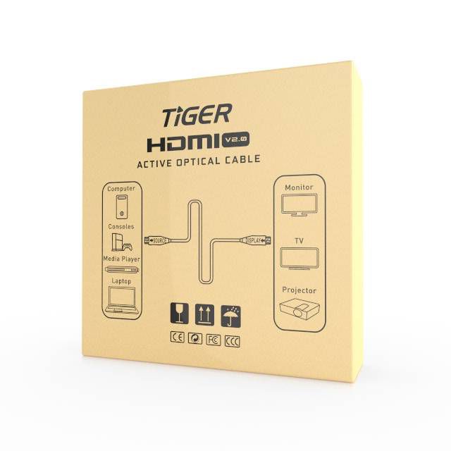 HDMI 2.0 Active Optical Cable 50m 4K - Byte Store