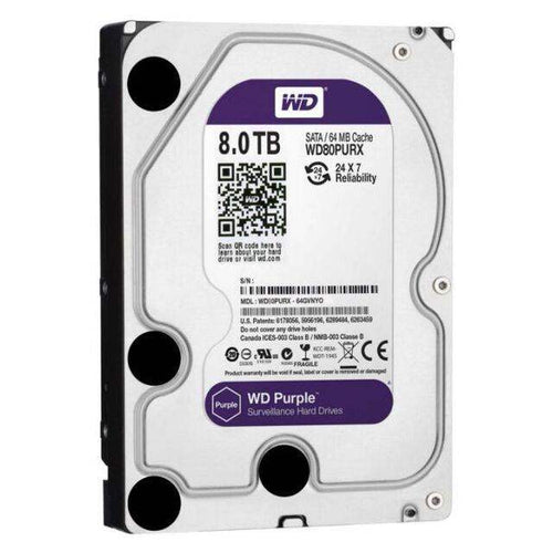8TB WD Purple Surveillance Hard Drive (Internal HDD) - Byte Store