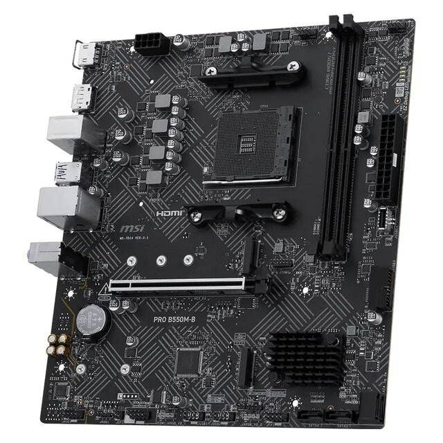 MSI PRO B550M-B AM4 Micro-ATX Motherboard - Byte Store