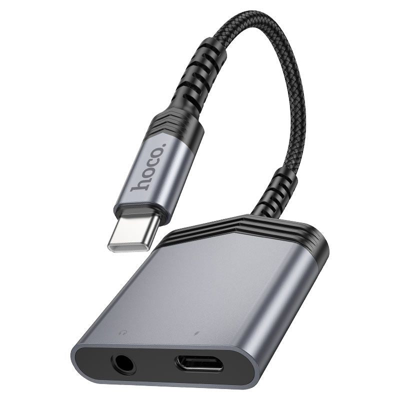 Hoco LS39 2-in-1 USB-C to USB-C & 3.5mm Adapter - Byte Store