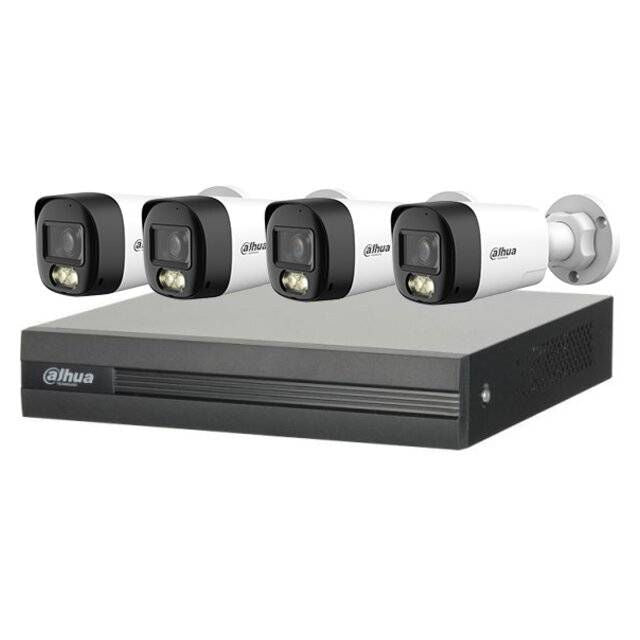 Dahua 1080P 4-Camera Kit with 4CH XVR Two-Way Talk - Byte Store