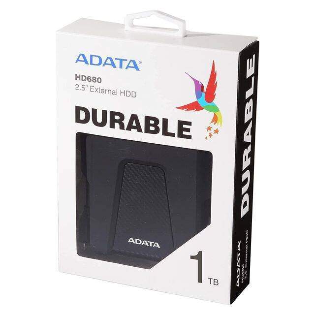 Adata HD680 2TB External HDD (Black) - Byte Store