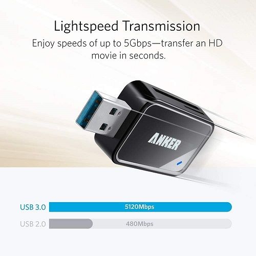Anker 2-in-1 USB 3.0 SD Card Reader