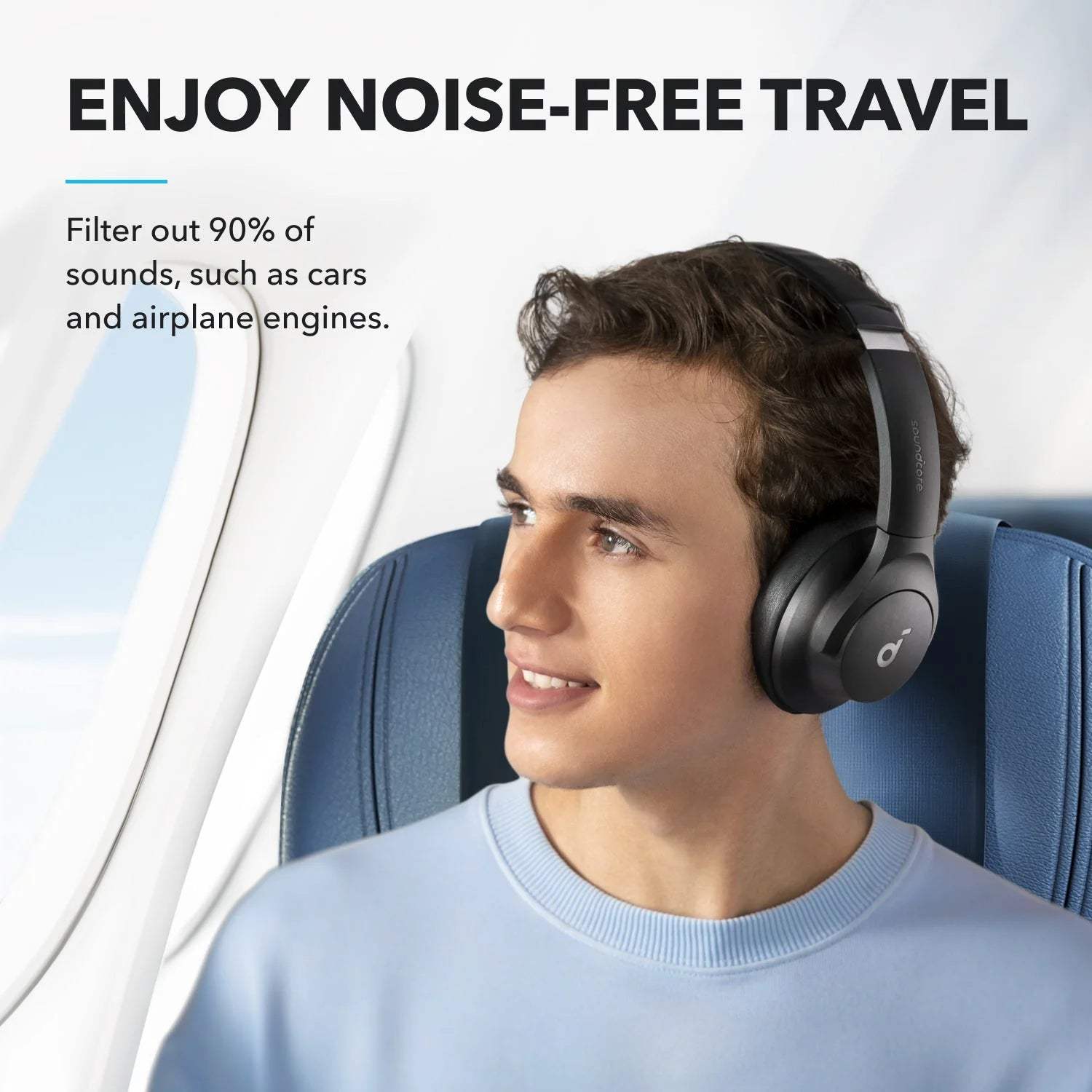 Anker Soundcore Q20i Hybrid Active Noise Cancelling Headphones - Byte Store