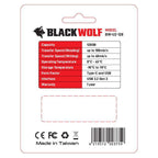 Black Wolf : 128GB 2-in-1 (USB-C & USB-A 3.2) Flash Drive - Byte Store