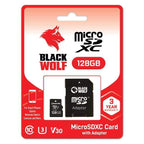 Black Wolf MicroSDXC Card (128GB) - Byte Store
