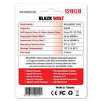 Black Wolf MicroSDXC Card (128GB) - Byte Store