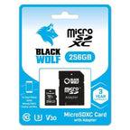 Black Wolf MicroSDXC Card (256GB) - Byte Store