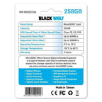 Black Wolf MicroSDXC Card (256GB) - Byte Store