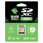 Black Wolf SDXC Card (16GB) - Byte Store