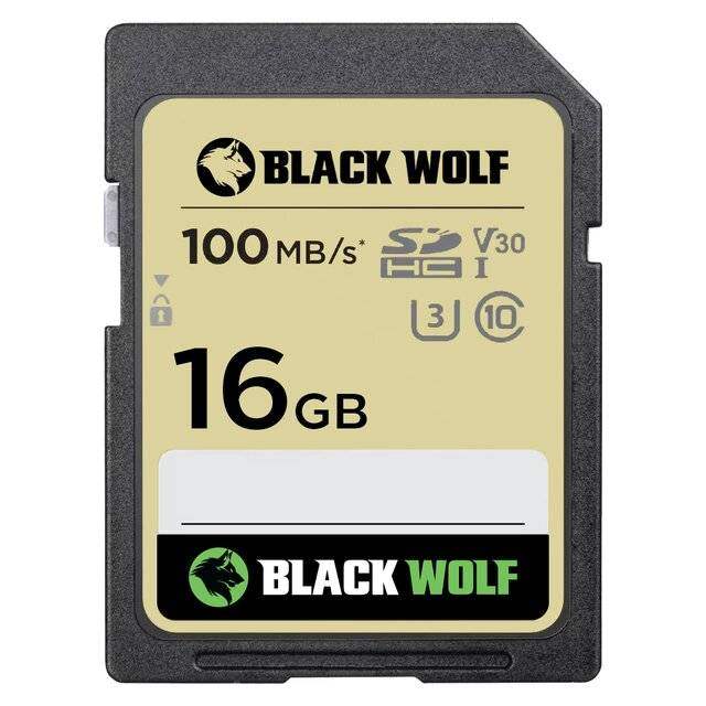 Black Wolf SDXC Card (16GB) - Byte Store