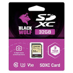 Black Wolf SDXC Card (32GB) - Byte Store