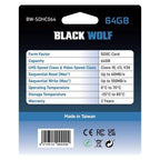 Black Wolf SDXC Card (64GB) - Byte Store