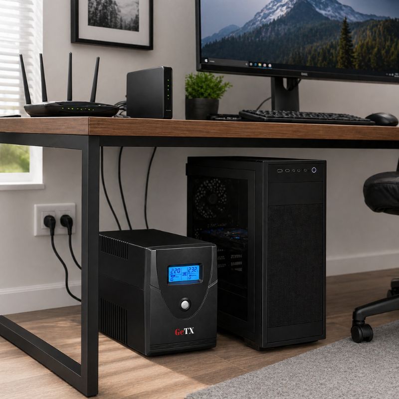 GeTX GXK-2000-C 2000VA Line-Interactive UPS - Byte Store