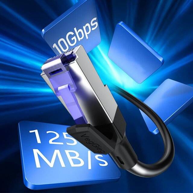 VegGieg V-E710 CAT7 FTP Patch Cord 1m - Byte Store