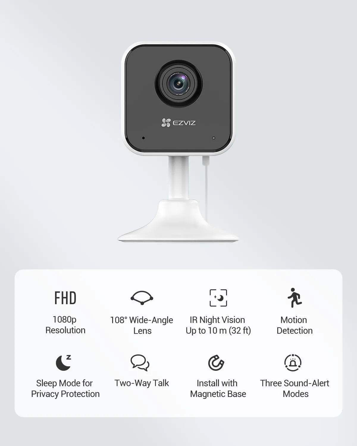 Ezviz H1C 2MP (1080P) Smart Home Camera - Byte Store