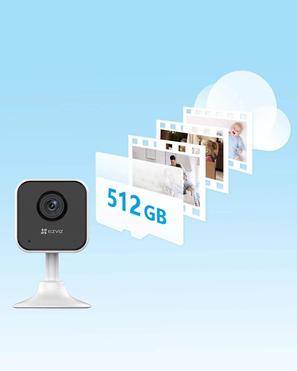 Ezviz H1C 2MP (1080P) Smart Home Camera - Byte Store