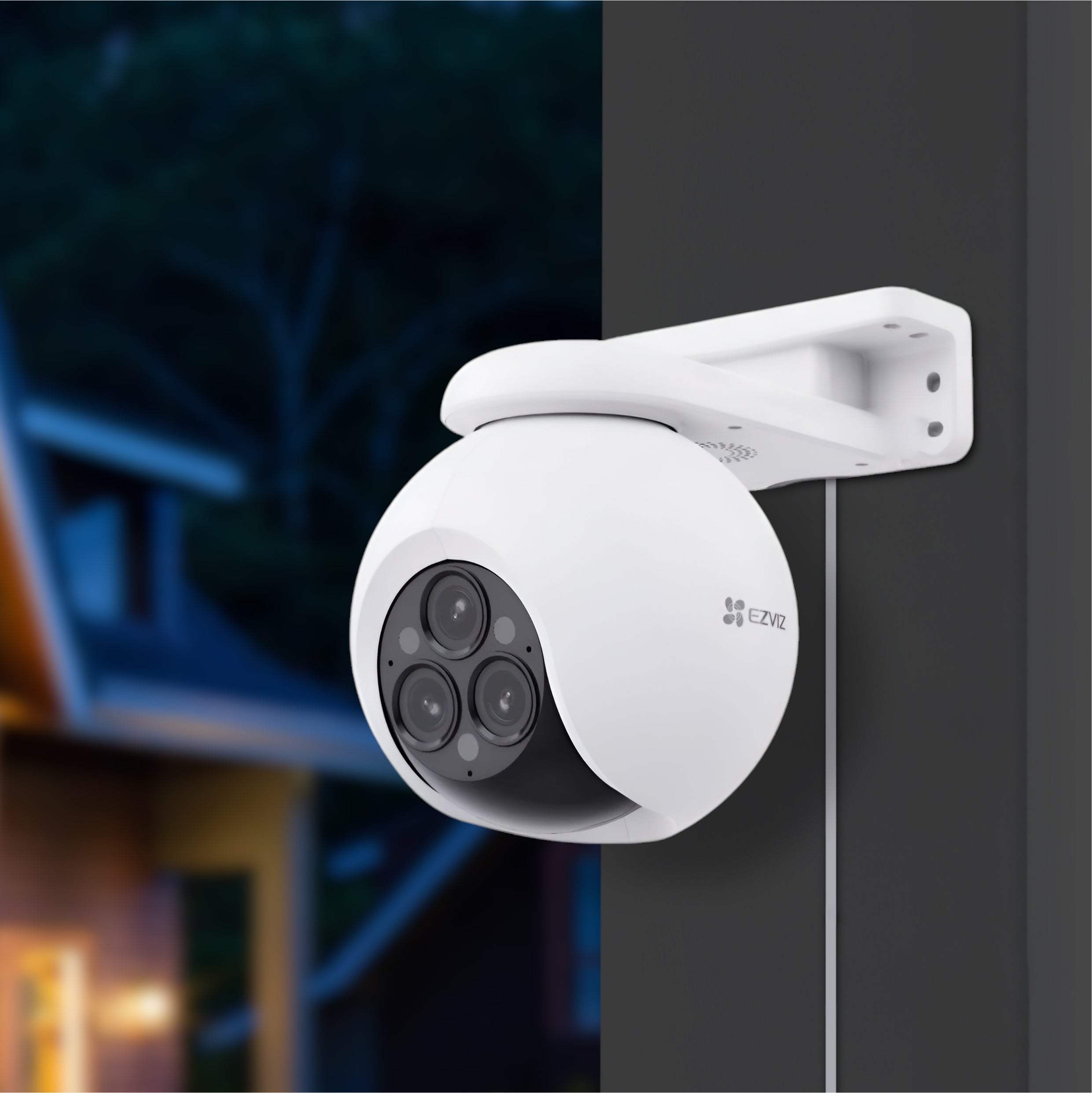 Ezviz H80F Multi 4MP+4MP+4MP (2K⁺x 3) Triple-Lens Smart Home Wi-Fi Camera - Byte Store