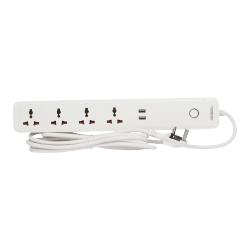 Smart Wi-Fi Power Strip 4 Outlets + 2 USB Ports (Tuya) - Byte Store