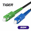Tiger 50m SC/APC to SC/UPC Fiber Optic Cable - Byte Store