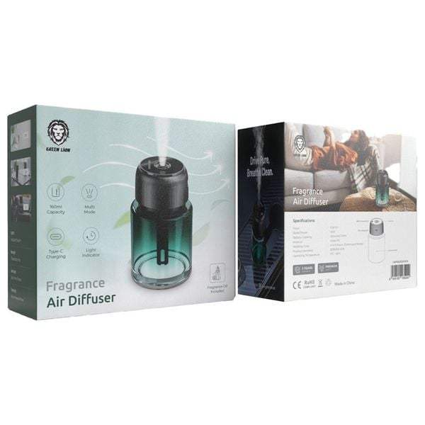 GREEN LION Fragrance Air Diffuser - Green - Byte Store