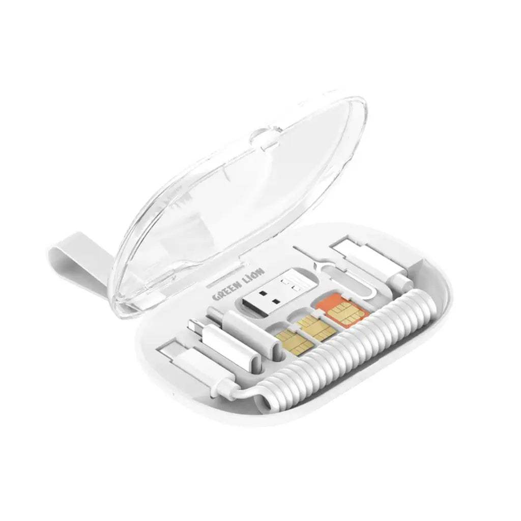 Green Lion 6 in 1 Multi Functional Data Cable Set - Byte Store