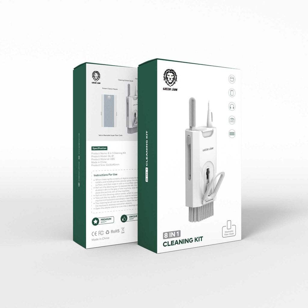 Green Lion 8 in 1 Cleaning Kit - Byte Store