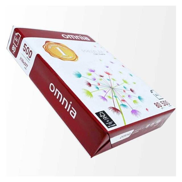 Omnia A4 80GSM Paper (500 Sheets) - Byte Store