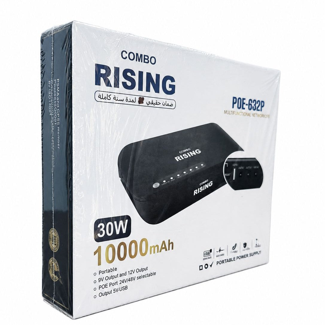 Combo Rising POE-632P 30W 10000mAh Router Mini UPS - Byte Store