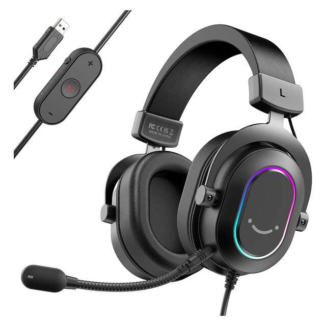 Fifine AmpliGame H6 USB 7.1 Gaming Headset - Byte Store