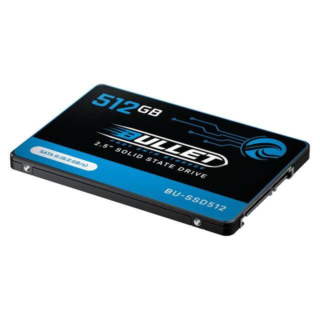 Bullet 512GB 2.5" SATA III SSD - Byte Store