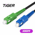 Tiger 100m SC/APC to SC/UPC Fiber Optic Cable - Byte Store