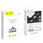 Hoco LS24 Dual Lightning Audio & Charging Adapter 2A - Byte Store