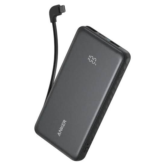 Anker Zolo 10000mAh 22.5W Power Bank with Built-in USB-C Cable - Byte Store