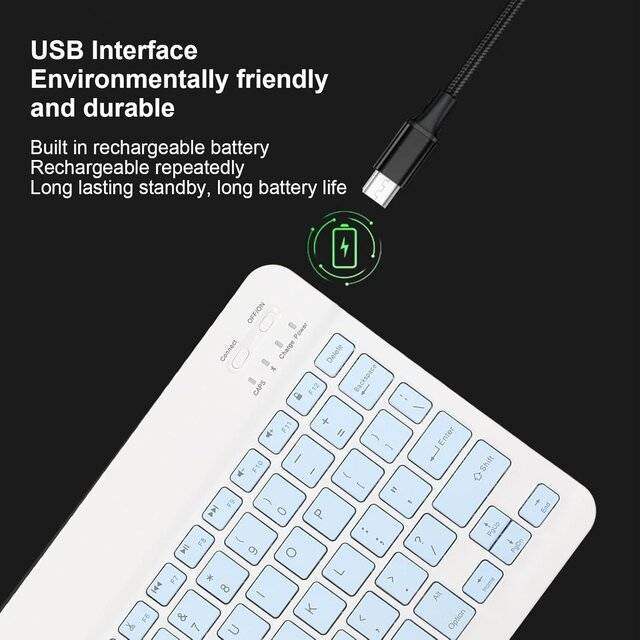 Mouse & Keyboard Wireless Bluetooth Kit [EN-AR] - Byte Store