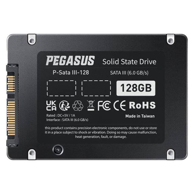 Pegasus 128GB SATA III SSD (2.5")