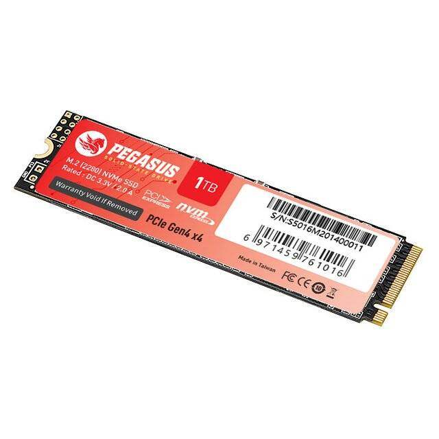 Pegasus 1TB PCIe Gen4 x4 NVMe M.2 (2280) - Byte Store