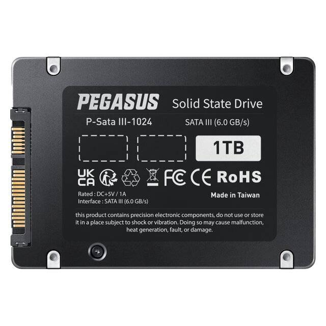 Pegasus 1TB SATA III SSD (2.5")