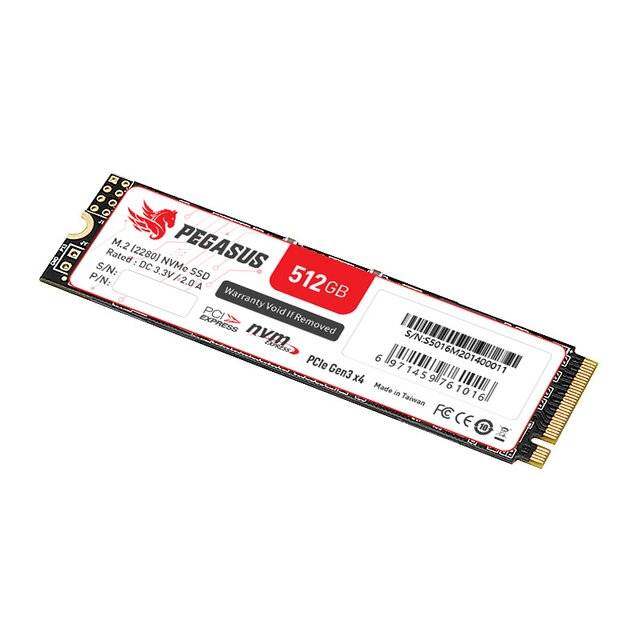 Pegasus 512GB PCIe Gen3 x4 NVMe M.2 (2280) - Byte Store