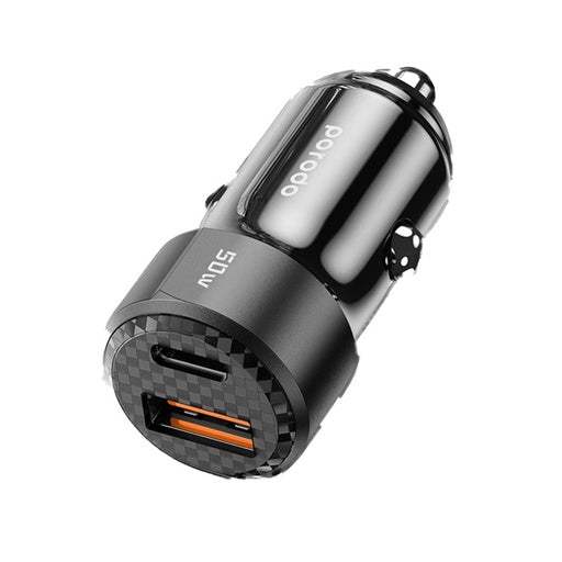 Porodo 50W Dual Port Car Charger PD 20W QC 30W - Byte Store