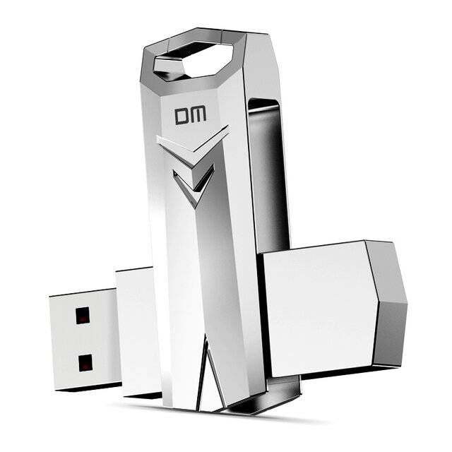 DM PD096 256GB USB 3.2 Flash Drive (Silver) - Byte Store