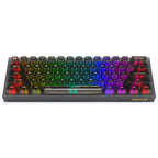 Redragon K617CTB Fizz Mechanical Keyboard (Transparent Black) - Byte Store